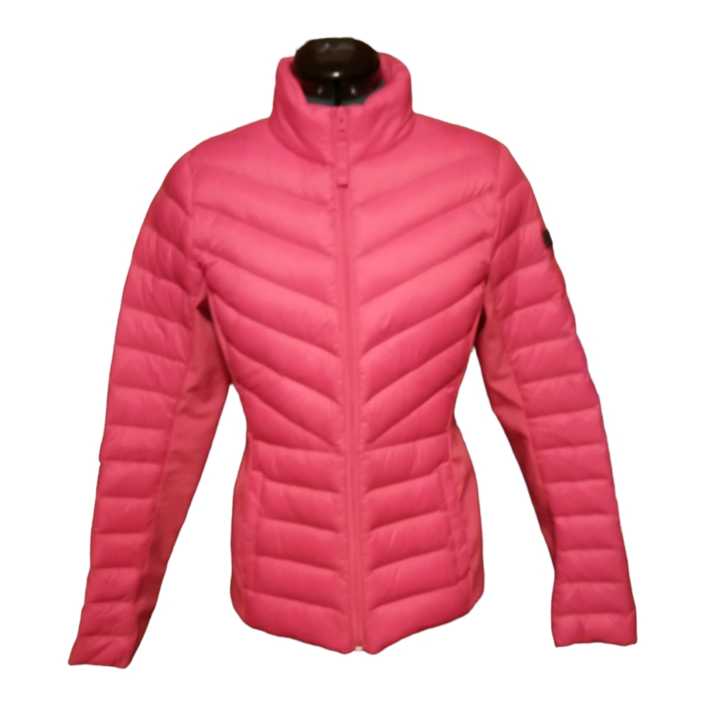 Hollister Ultimate Down Collection Small Down Puffer Jacket Pink Barbiecore
